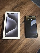 Apple iPhone 15 Pro Blue Titanium 128GB Unlocked Smartphone --88% battery