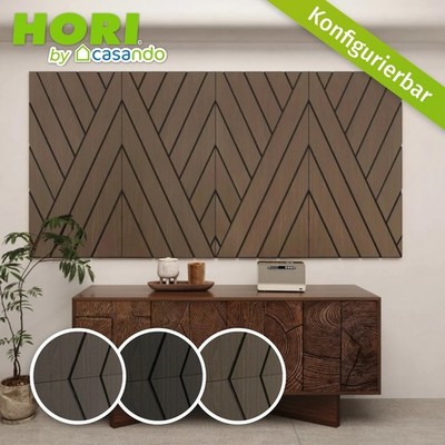 HORI WALL Akustikpaneele Diamond Holz Dekor Wandpaneele Wandverkleidung