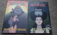 Terry Moore Motor Girl Graphic Novels 1 & 2 Great Condition