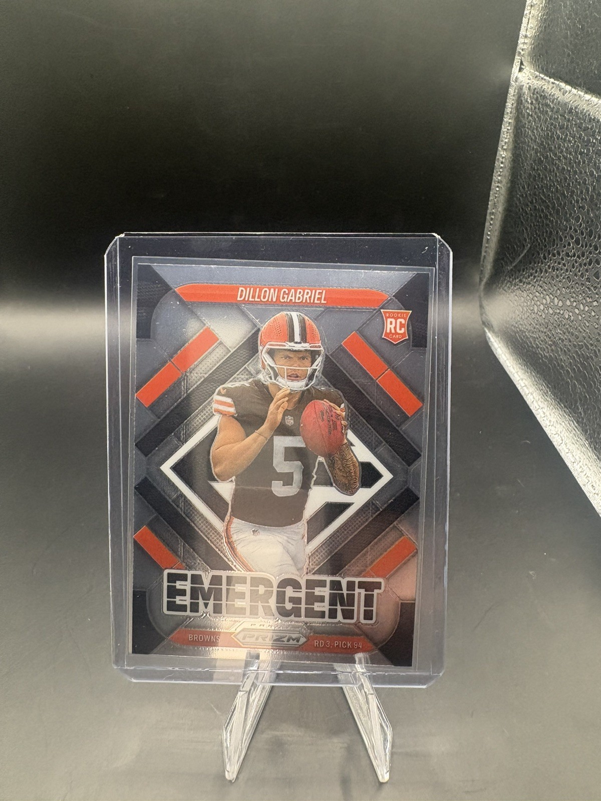 2025 Panini Prizm Football #18 - Dillon Gabriel - Emergent -Rookie Logo - Browns