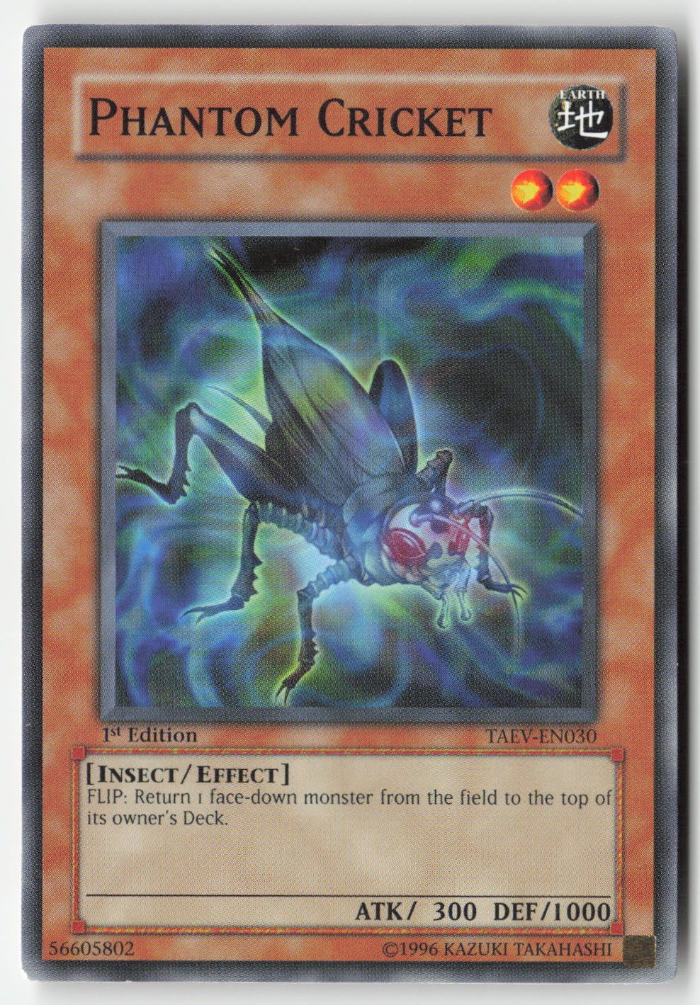 Yugioh - Phantom Cricket TAEV-EN030 1st Edition - Tactical Evolution