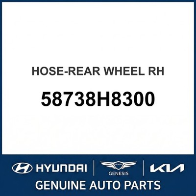2018-2023 Kia Rio Schlauch - Hinterrad OEM Neu 58738H8300