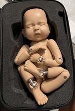 Newborn Posing Doll Training Baby Model Photography Prop Teaching Training wCase