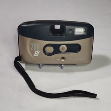 Vintage POLAROID 200 Bf Focus Free Point  Shoot 35mm Film Camera EUC Tested 