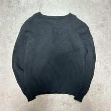 MHL Margaret Howell Wool Knit Sweater Gray L Used JAPAN