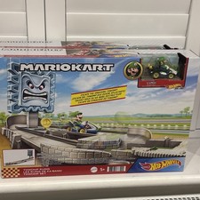 Hot Wheels Mario Kart Thwomp Ruins Track Set from Mario Cart Nemesis inc Luigi