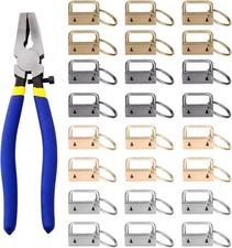 Key Fob Hardware Keychain Hardware Set Includes 1" 4 Color Keychain Hardware ...