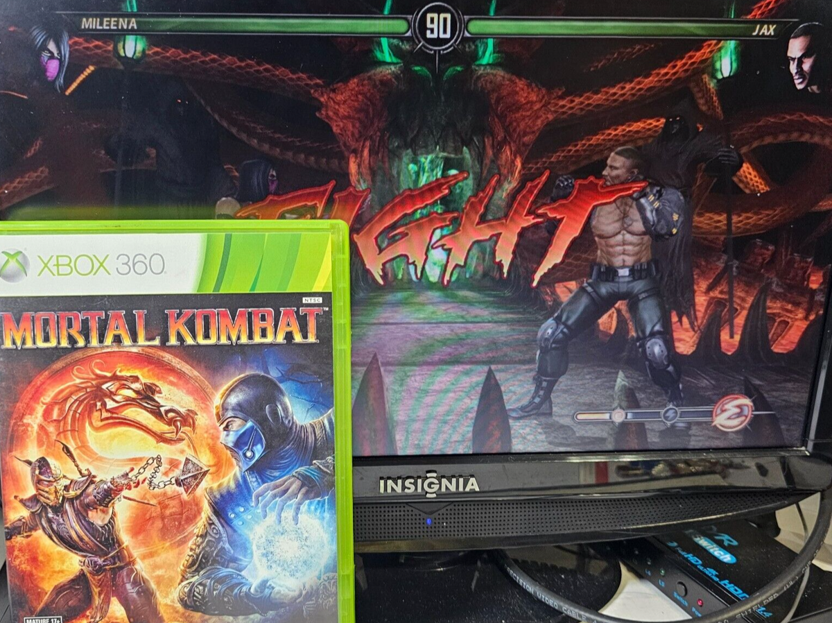 Mortal Kombat (Microsoft Xbox 360, 2010) Game Case Manual Inserts