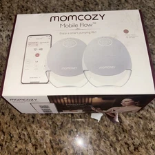 Open Box Momcozy Mobile Flow M9 Hands-Free Portable 2 Breast Pumps Open Box