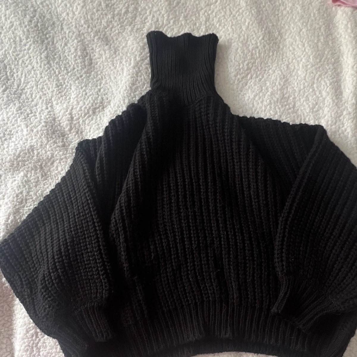 black ribbed turtleneck products for sale | eBay