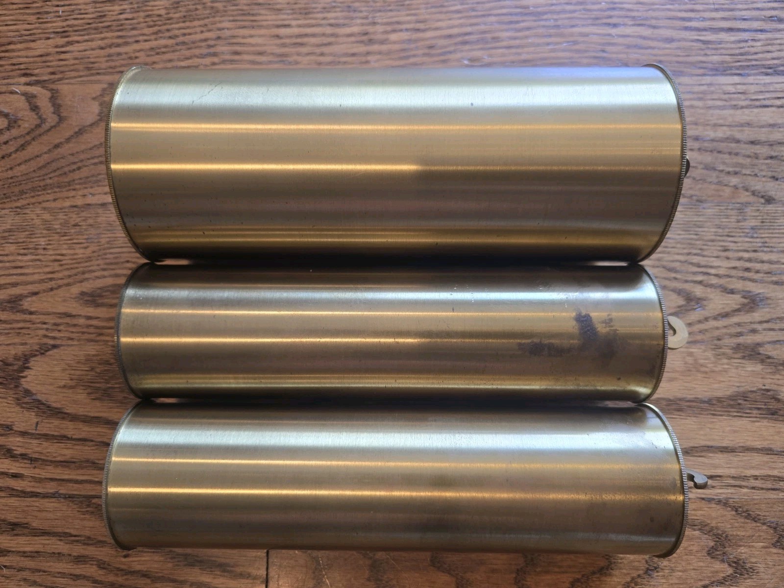 Herschede Haverford 294 Tubular 9 Tubes Grandfather Clock  Weights Set Of Three