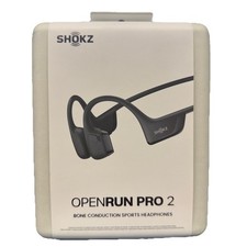 Shokz OpenRun Pro 2 Standard Black Bone Conduction Sport Headphones