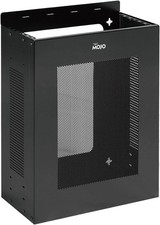 2U Wall Mount Server Rack Tecmojo Black Vented Enclosure