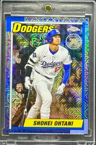 Shohei Ohtani RARE MOJO REFRACTOR INVESTMENT CARD TOPPS DODGERS  MVP MINT