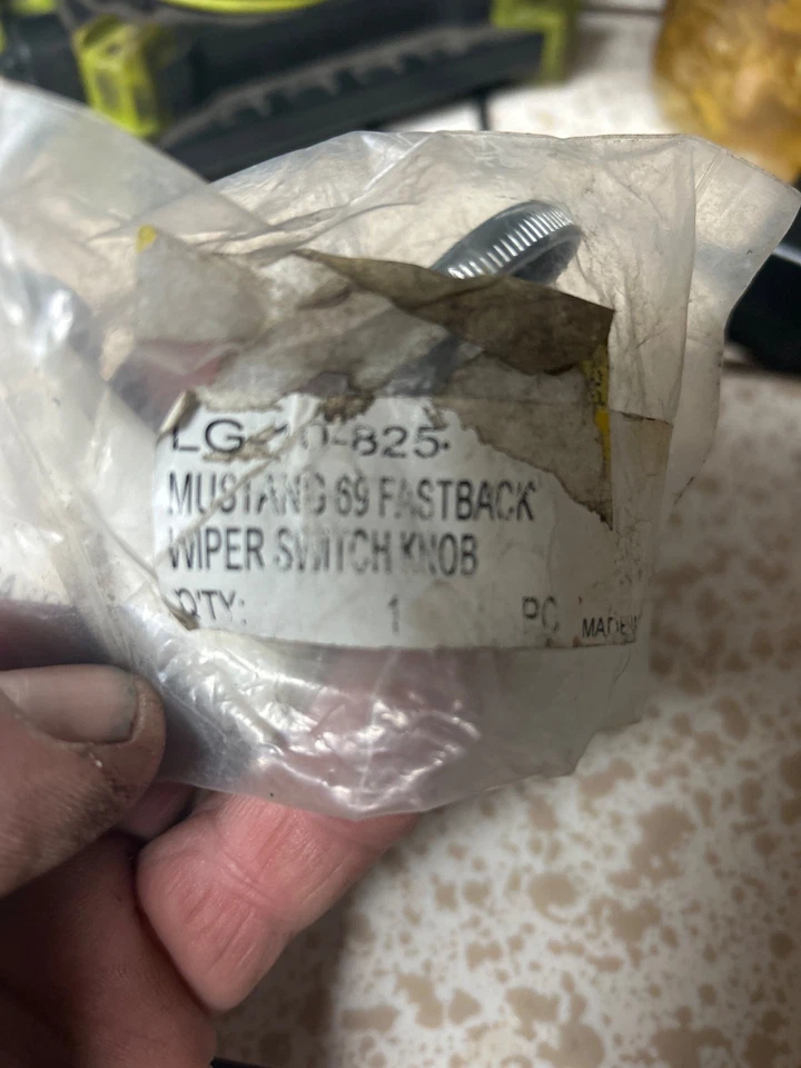 Perilla interruptor limpiaparabrisas ACP para Ford Mustang 1969-1970 Foto 2 de 2