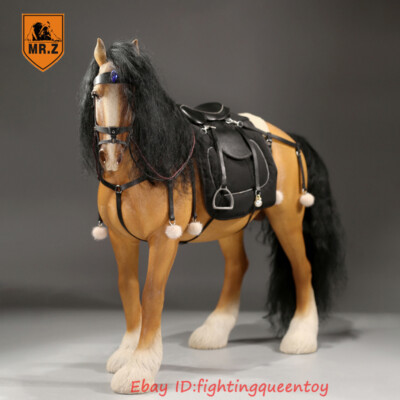 Mr.Z 1/6 Shire Horse 2.0 With Harness Animal Resin Statue 15.7