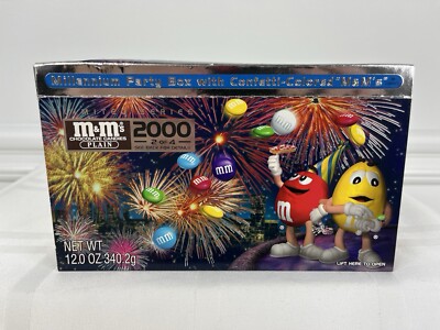 M & M's Millennium 2000 Party Box Limited Edition Confetti