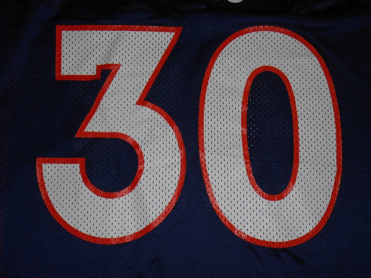 90s Nike White Tag Terrell Davis DENVER BRONCOS Mens NFL Team