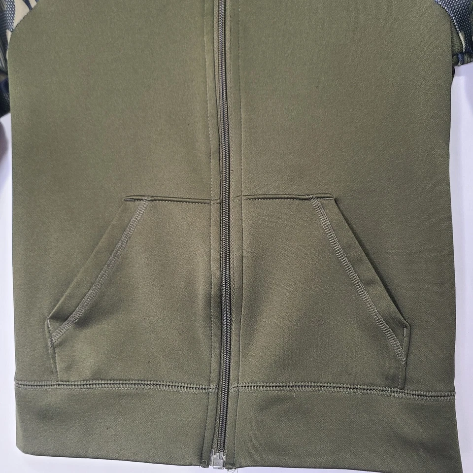 EUC Jumping Beans Youth Boys Sz 7 Green Camo Zip Hoodie - Image 4 of 4