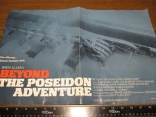Beyond The Poseidon Adventure 1979 1978 Now Filming Poster Warner Bros Movie