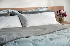 100 Organic Cotton 400TC Thread Count Sateen Bed Sheet Set 4-pcs - Sleep L.A.B