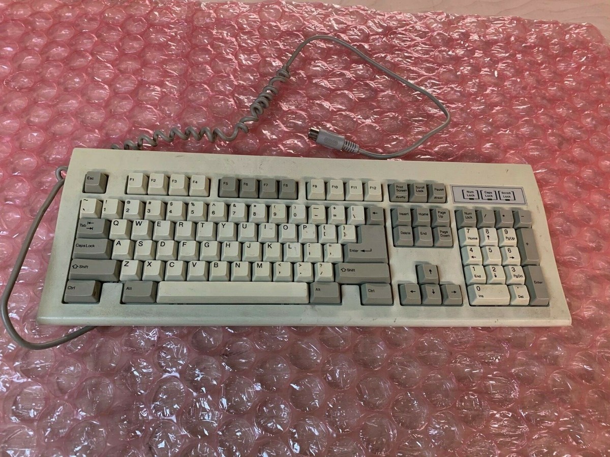 CHICONY E8HKB-5311 KEYBOARD Vintage AT 5 PIN Connector Membrane