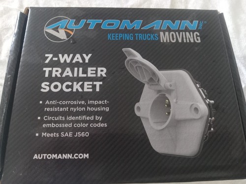 Automann Trailer Receptacle Socket 7 Way, 20 Breaker Amp 179.1044 | eBay