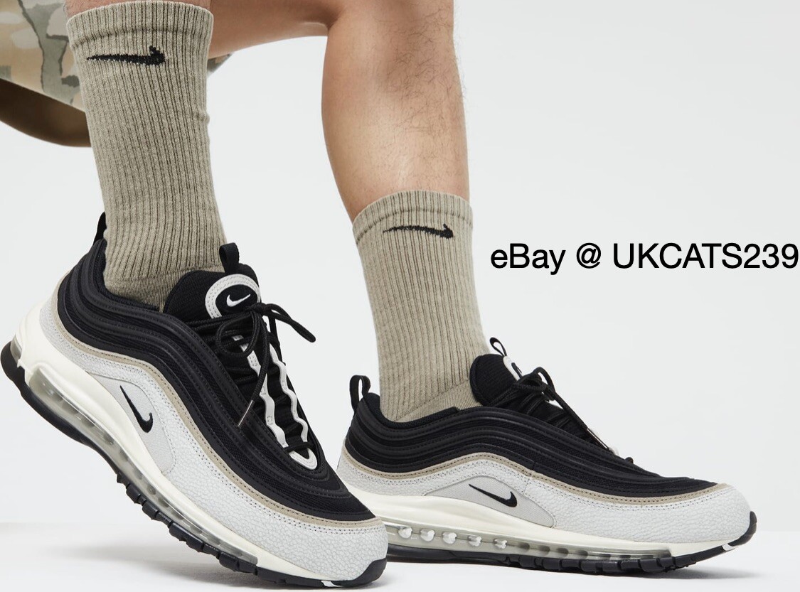 Air Max 97 Light Bone Black Nike Air Max 97 SE Shoes Light Bone
