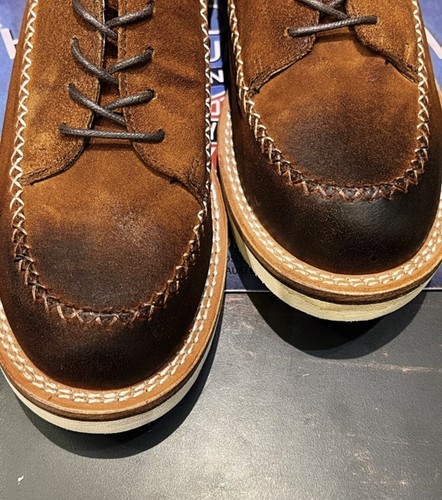 Men Handmade Goodyear Suede Genuine Leather High Top Desert Paratrooper Boots - Picture 5 of 9
