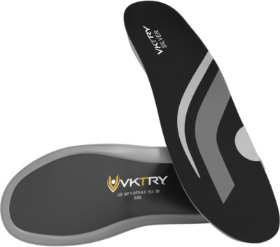 Silver Performance Insoles - Lightweight Carbon Fiber Arch Support & Shock Absor