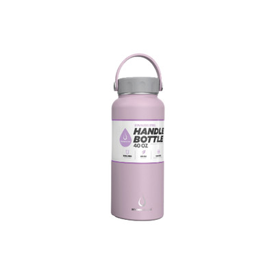 HydroClear 40oz STAINLESS STEEL HANDLE CAP  -DUSTY PINK-