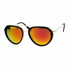 Women's Pilot Sunglasses Retro Fashion Double Frame Mirror Lens UV400