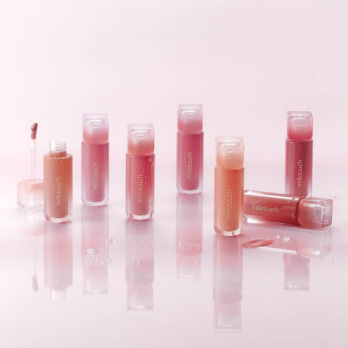 MILK TOUCH Dew Stain Sheer Lip Gloss 4ml 7colors K-Beauty | eBay