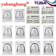 10Packs Orthodontic Dental Arch Wire Niti Round U/L / Brackets Braces MBT/Roth