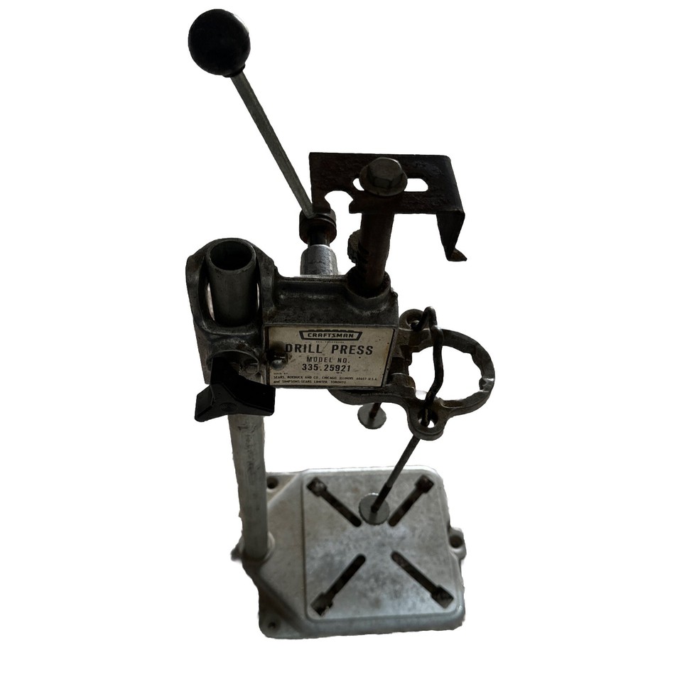 Vintage Sears Craftsman Model No. 335.25921 Drill Press Stand Works Great eBay