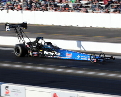 CLAY MILLICAN 2022 PARTS PLUS TOP FUEL CAR AT PHOENIX 8X10 GLOSSY PHOTO #2