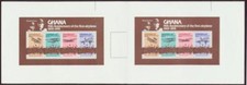 Ghana 1978 Wright Brothers First Airplane/Concorde SS perforated proof pair