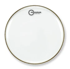 Aquarian Classic Clear Resonant 3mil Snare Side Drum Head 14"