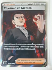 Carte Pokémon Charisme de Giovanni 197/165 Ecarlate Violet 151 Neuve FR