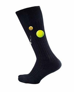 Thorlos Junior's Express Yourself Tennis Over The Calf Socks, Black, Small