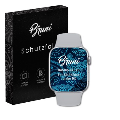 Bruni 2x Folie für BlackZone Jumbo HD Schutzfolie Displayschutzfolie