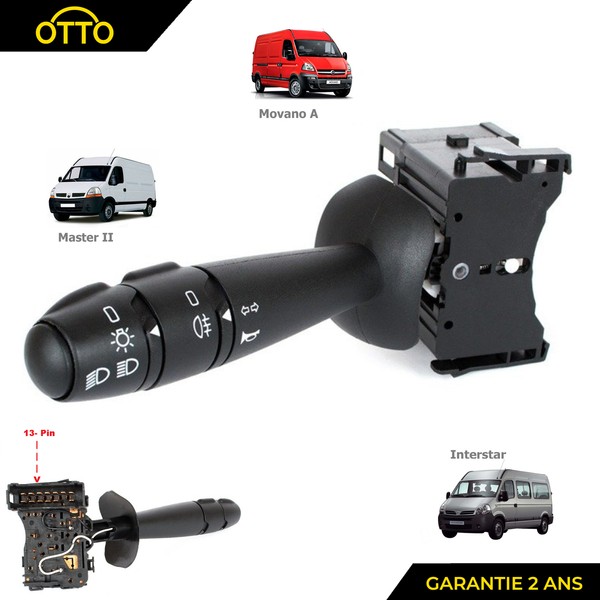 Blinkerhebel Links Steuerung Blinker Horn ÄQuivalent Zu 2556000QAE 7701057612-image