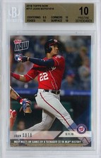 2018 TOPPS NOW MLB #717 JUAN SOTO ROOKIE - BGS PRISTINE 10