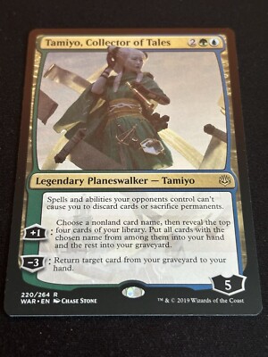 1x Tamiyo, Collector of Tales - War of the Spark (WAR) Magic the Gathering  MTG