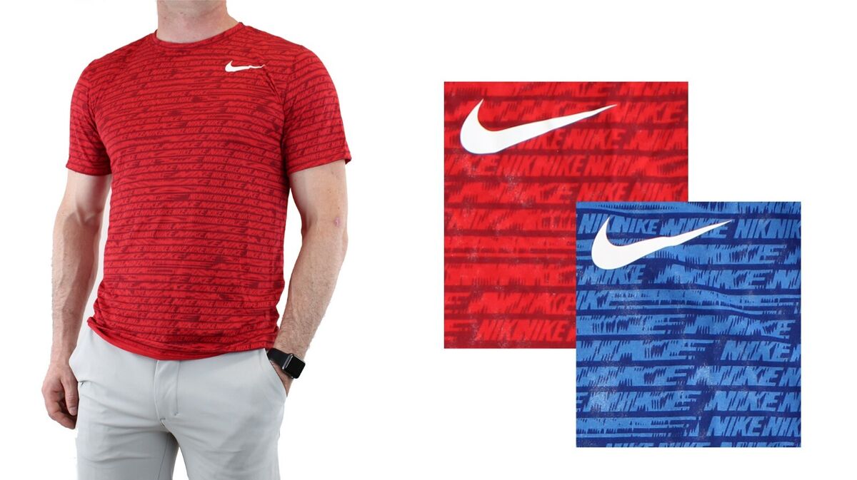 Nike Dri-Fit Legend Men&#039;s Athletic Training Printed Tee, MSRP $25 | eBay