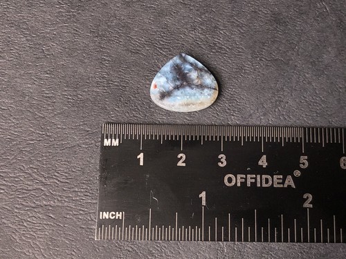 GILALITE Cabujón, Cuarzo Medusa Paraiba - Rayas Negras, Lágrima - Gemas, 44025 - Imagen 2 de 3