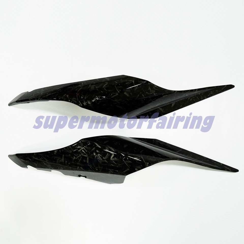 For Yamaha YZF R1 R1M 2015-2019 Black Forged Carbon Fiber Injection ...