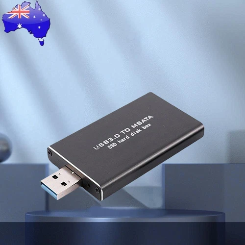 Mini MSATA To USB 3.0 Hard Disk Box 6Gbps SSD Caddy PCI-E for 30*30/50 MSATA SSD