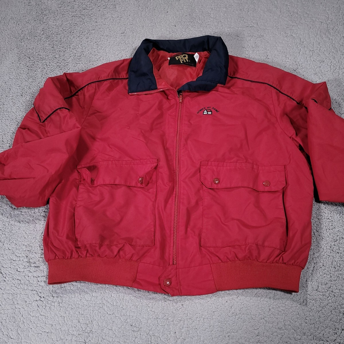 Vintage King Louie Jacket Mens XL Lined Taslon Nylon Full Vintage King Louie Jacket Mens XL Lined Taslon Nylon Full