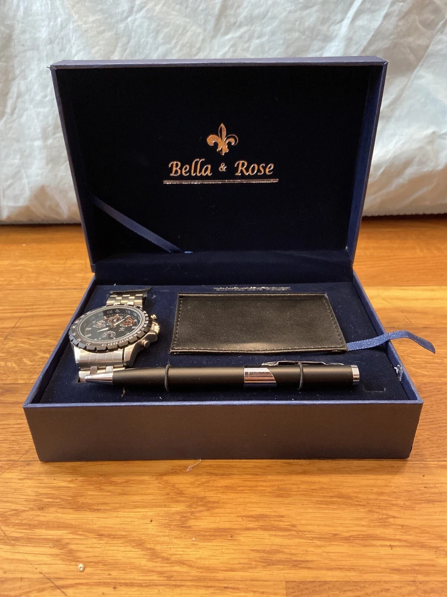 Bella and rose watch and pen set sales